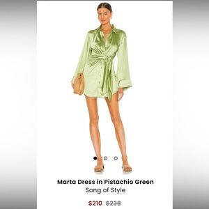 Marta Dress in Pistachio from Revolve!